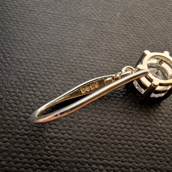 Moisannite 2ctw Dangle Earrings Sterling Silver Stamped - Picture 5 of 8